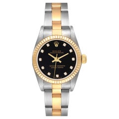 Rolex Oyster Perpetual Steel Yellow Gold Diamond Ladies Watch 76193