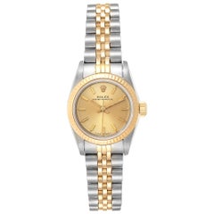 Rolex Oyster Perpetual Steel Yellow Gold Ladies Watch 67193 Box