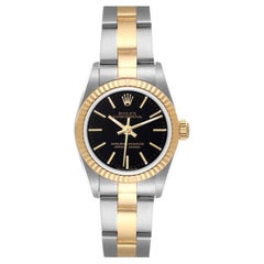 Rolex Oyster Perpetual Steel Yellow Gold Ladies Watch 76193 Box Service Card