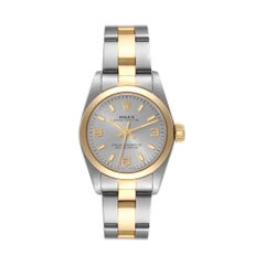 Rolex Oyster Perpetual Steel Yellow Gold Slate Dial Ladies Watch 67183