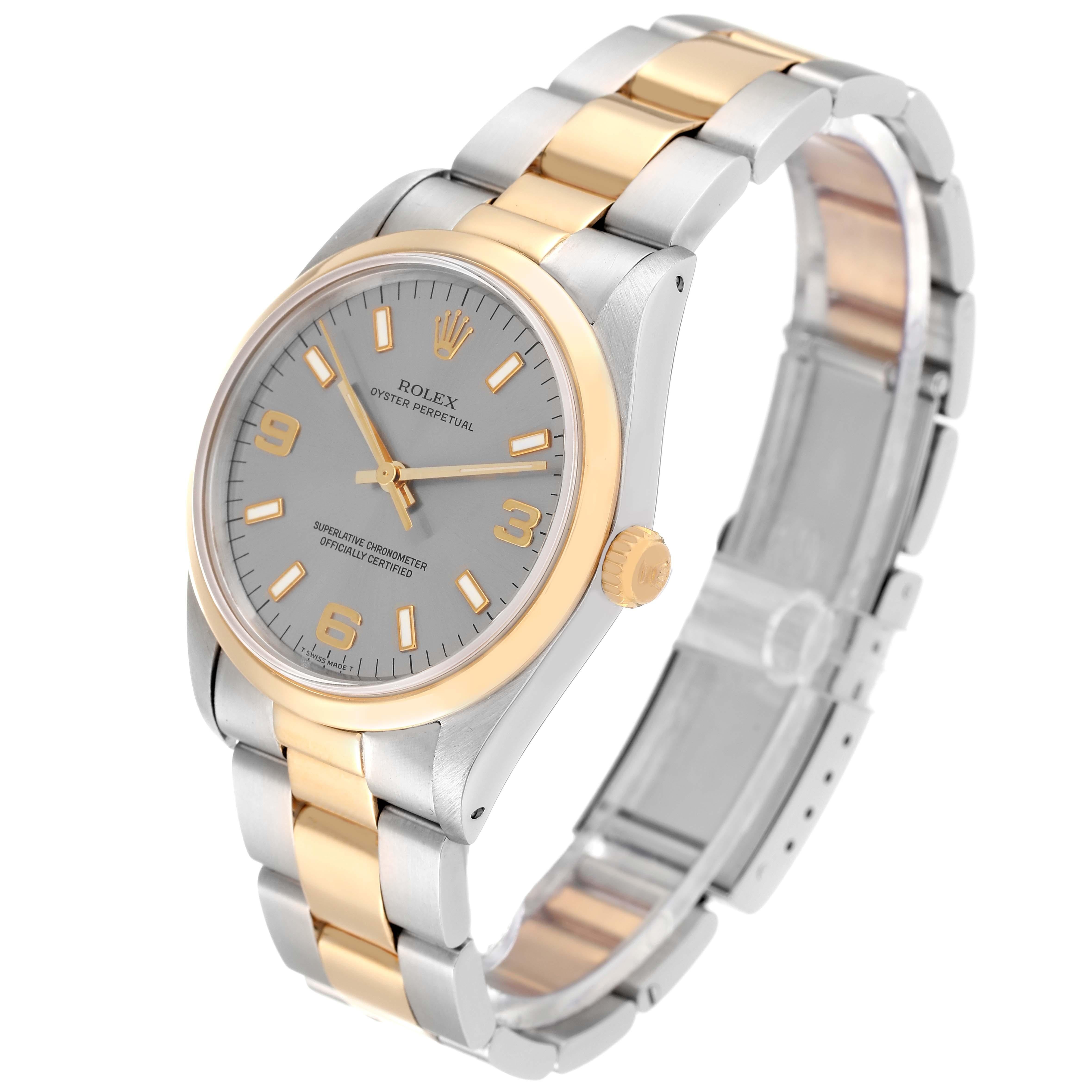 rolex oyster perpetual gold and silver price