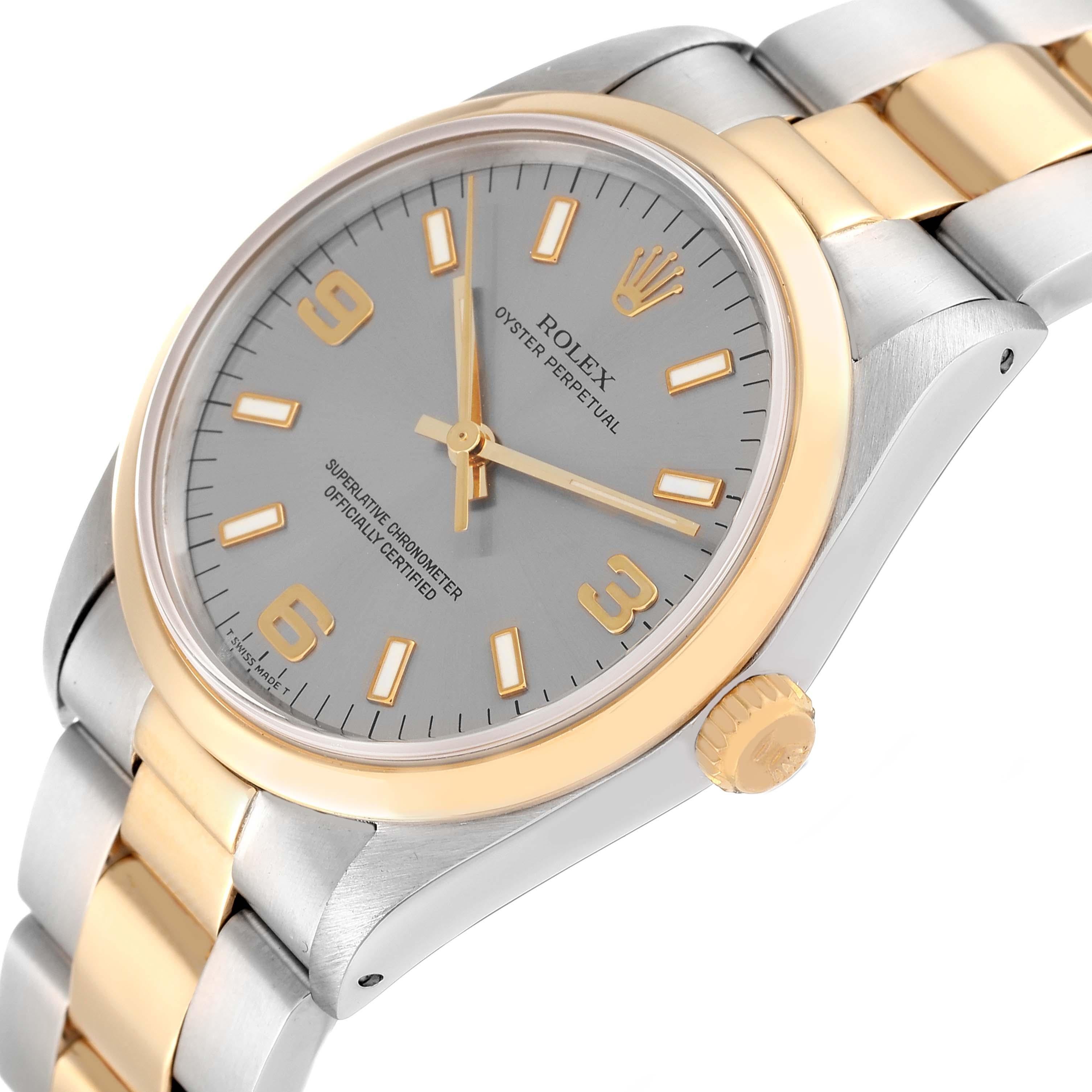 silver and gold mens rolex