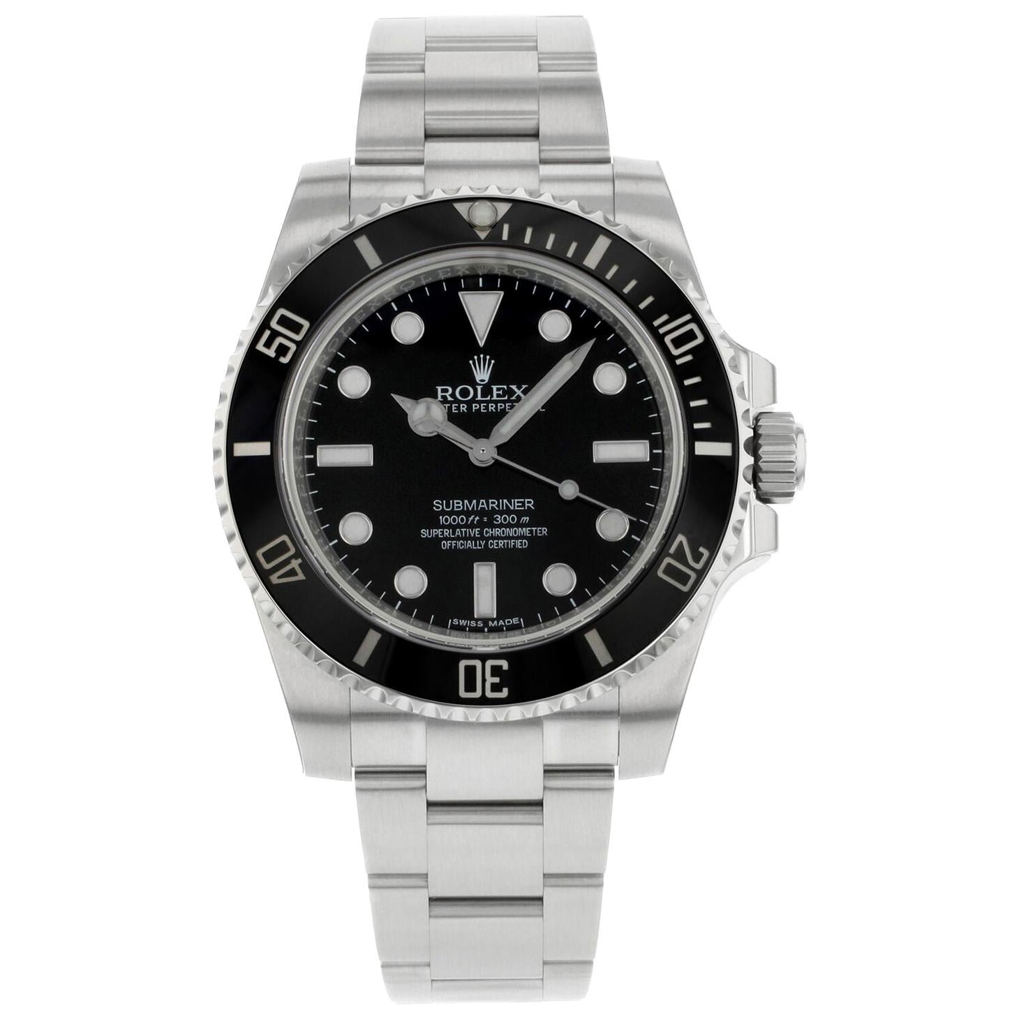 Rolex Oyster Perpetual Submariner 114060 Stainless Steel Automatic Men's Watch