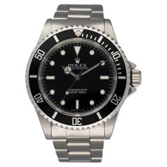 Rolex Oyster Perpetual Submariner 14060 No Date Mens Watch Box Papers