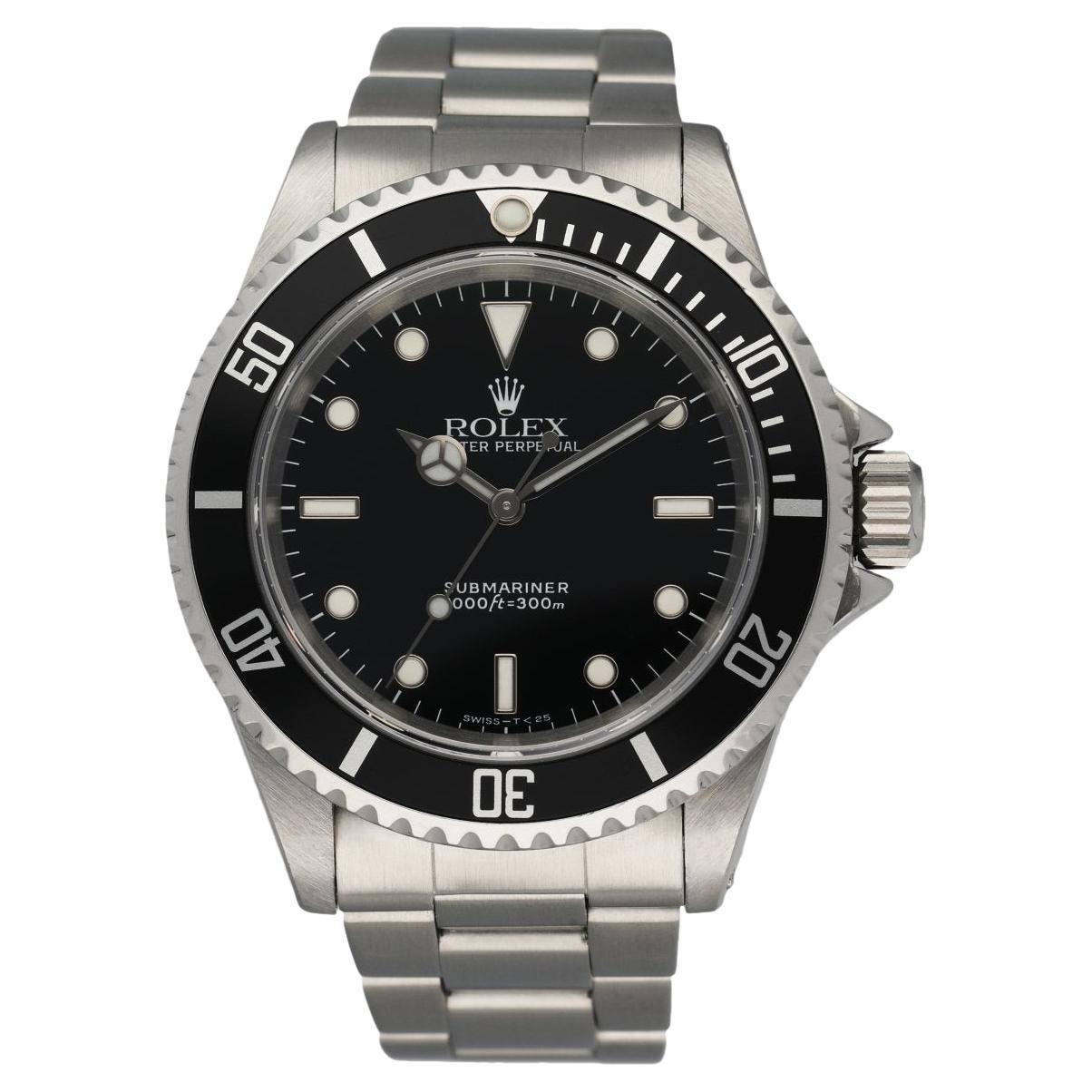 Rolex Oyster Perpetual Submariner 14060 No Date Men's Watch