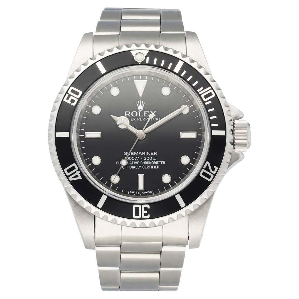 Rolex Submariner Date 16610 Mens Watch Box Papers at 1stDibs