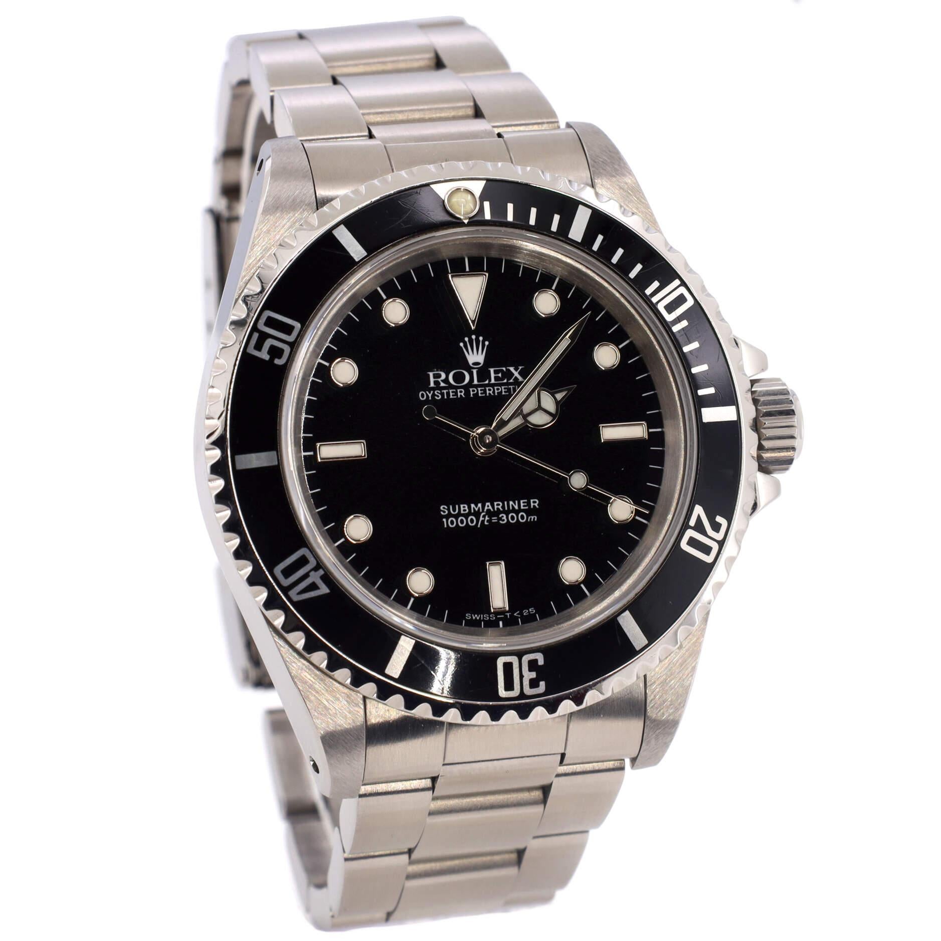 Rolex submariner 6.5 inch wrist hotsell