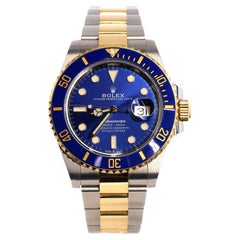 Rolex Oyster Perpetual Submariner Bluesy Date Automatic Watch Stainless Steel 