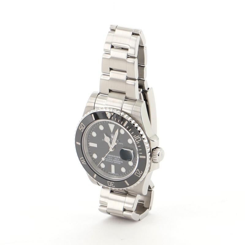 Rolex Oyster Perpetual Submariner Date Automatic Watch Cerachrom In Good Condition In New York, NY
