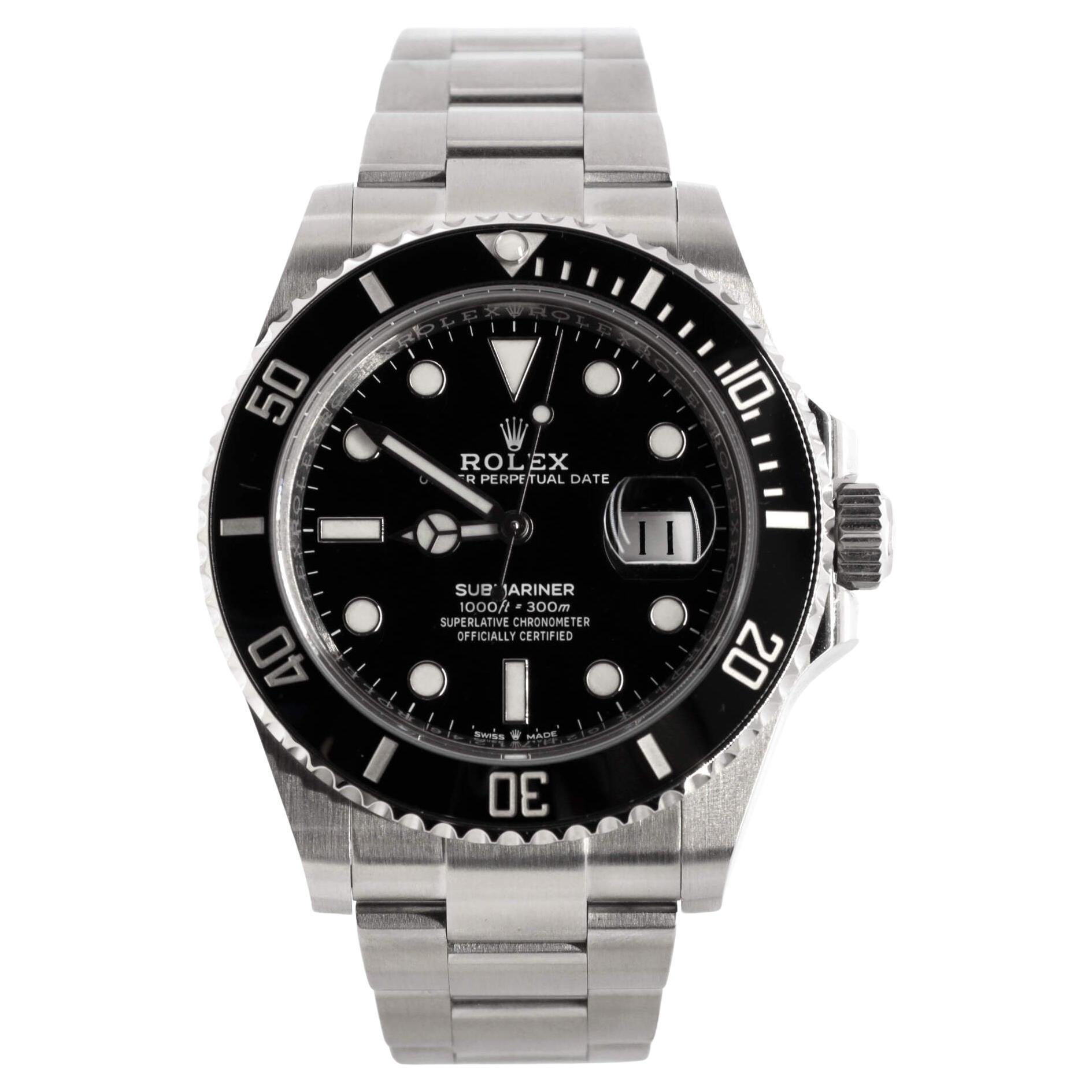 Rolex Oyster Perpetual Submariner Date Automatic Watch Stainless Steel