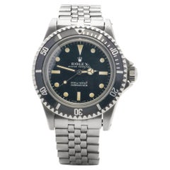 Retro Rolex Oyster Perpetual Submariner, 5513, Stainless Steel Watch