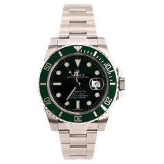 Rolex Oyster Perpetual Submariner Hulk Date Automatic Watch Stainless Steel