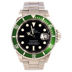 Rolex Oyster Perpetual Submariner Kermit Date Automatic Watch Stainless Steel 40