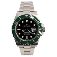 Rolex Oyster Perpetual Submariner Kermit Date Automatic Watch Stainless Steel