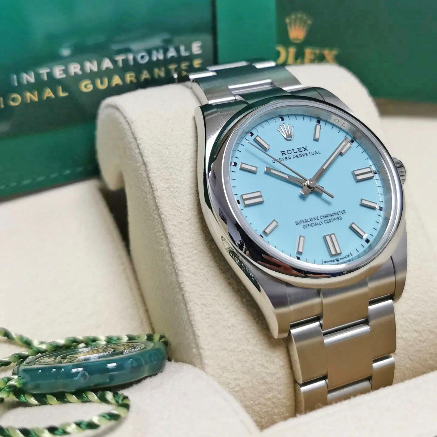 rolex türkises zifferblatt