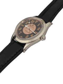 Rolex Oyster Perpetual Vintage Steel Automatic Wristwatch with Bubble Back Dial