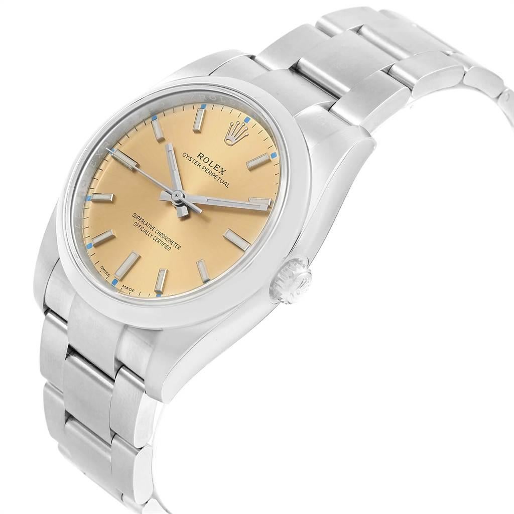 Rolex Oyster Perpetual White Grape Dial Steel Watch 114200 Unworn 1