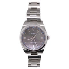 Rolex Oyster Perpetual with Rhodium Dial 41mm Watch  REF 114300