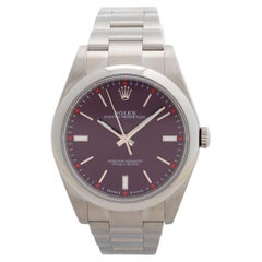 Reloj de pulsera Rolex Oyster Perpetual Ref 114300, esfera "Uva roja", descatalogado....