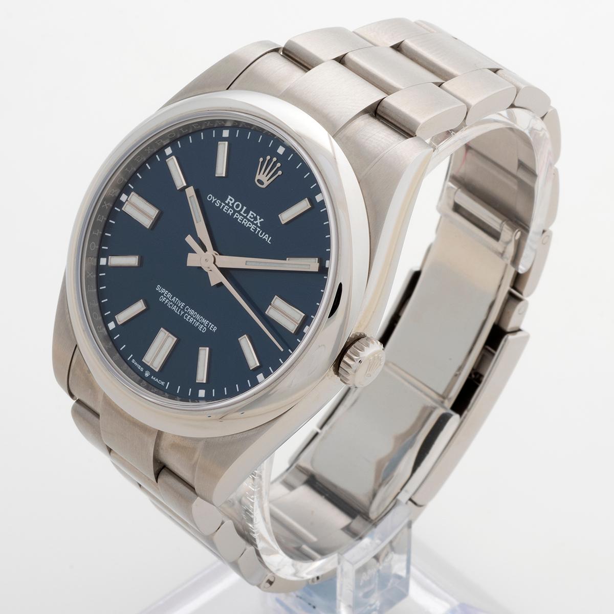 da uomo o donna Orologio da polso Rolex Oyster Perpetual Ref 124300. Cassa da 41 pollici, set completo, 2022.