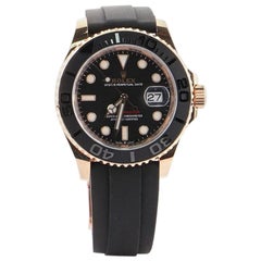 Rolex Oyster Perpetual Yacht-Master Automatic Watch Rose Gold with Ceramic
