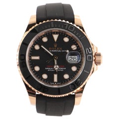 Rolex Oyster Perpetual Yacht-Master Automatic Watch Rose Gold with Ceramic