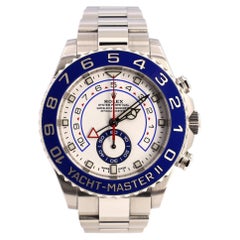 Rolex Yacht-Master II Steel Ceramic Chronograph White Dial Men Watch ...