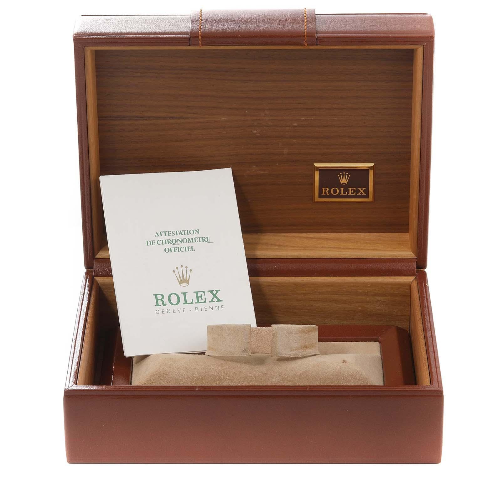 Rolex Oyster Perpetual Yellow Gold Vintage Mens Watch 1005 Box Papers 6