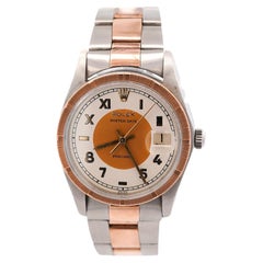 Rolex Oyster Precision 34mm Two-Tone Rose Gold Steel Rare Dial 1978 Watch