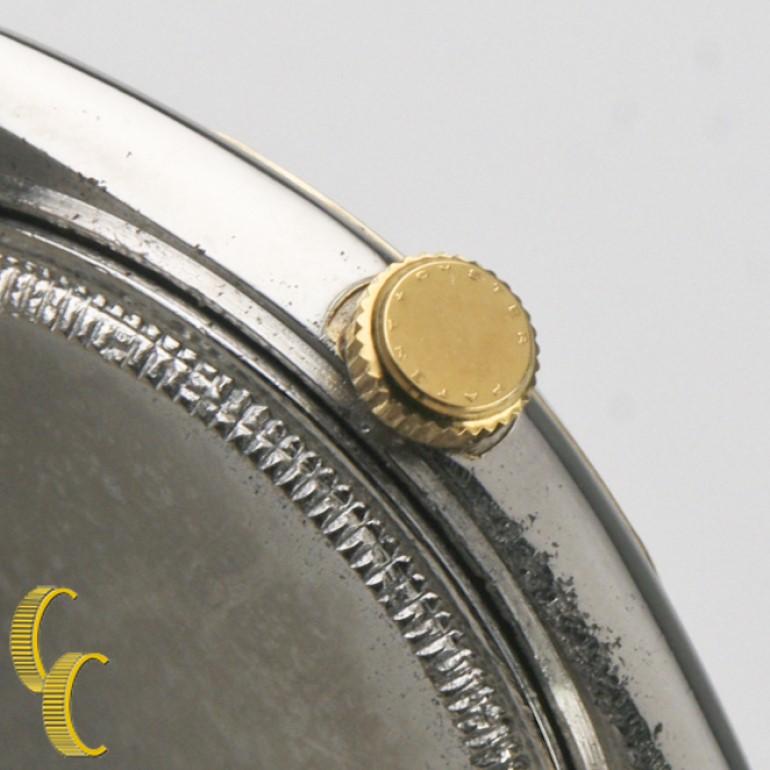 Rolex Montre Oyster Precision 5059 bicolore vintage pour homme avec cadran patiné Unisexe en vente