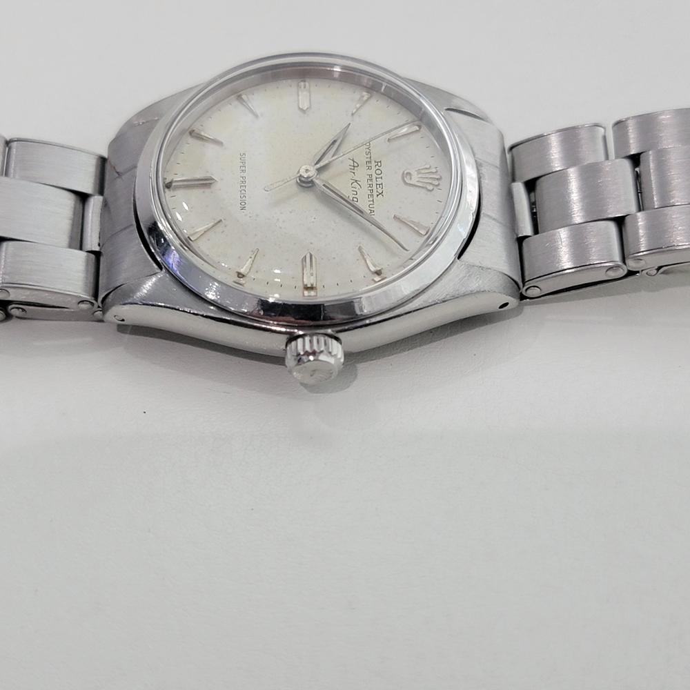 Rolex Oyster Precision 5500 Air King 34m Mens 1960s Automatic All Original RA574 For Sale 1
