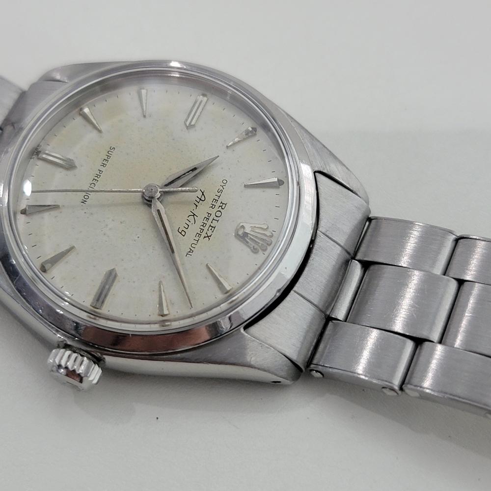 Rolex Oyster Precision 5500 Air King 34m Mens 1960s Automatic All Original RA574 For Sale 2
