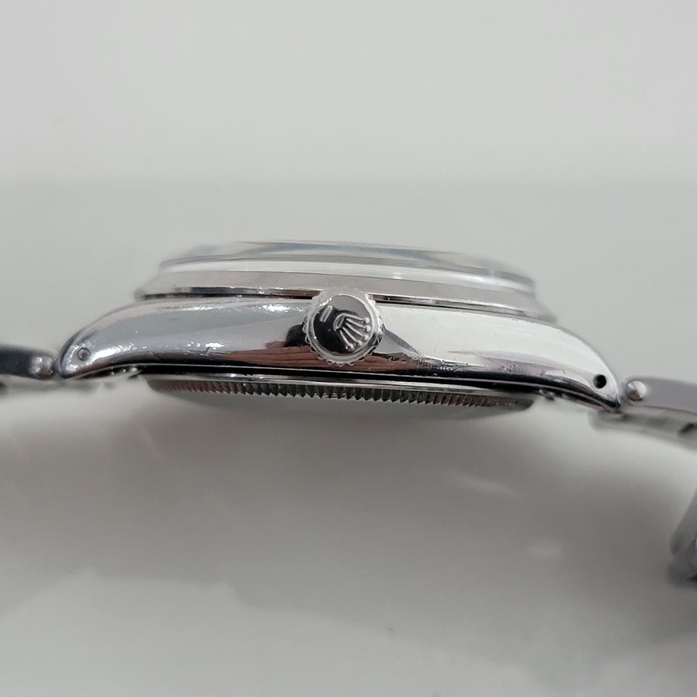 Rolex Oyster Precision 5500 Air King 34m Mens 1960s Automatic All Original RA574 For Sale 4