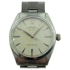 Rolex Oyster Precision 5500 Air King 34m Mens 1960s Automatic All Original RA574