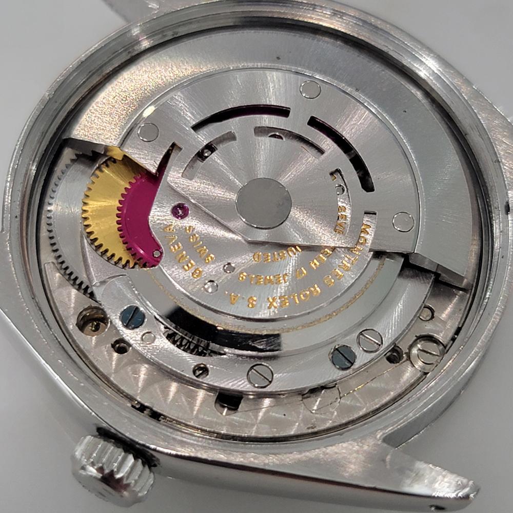 Rolex Oyster Precision 5500 Air King 34m Mens 1970s Pan Am Air Automatic RA627 For Sale 7