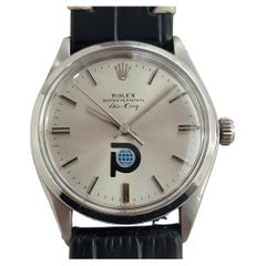 Rolex Oyster Precision 5500 Air King 34m Mens 1970s Pan Am Air Automatic RA627