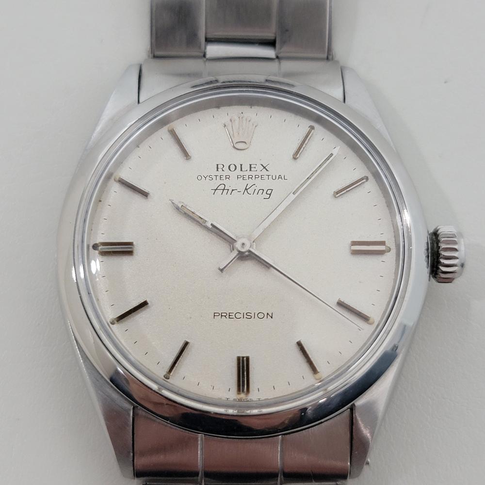 Timeless classic, Men's all-stainless steel Rolex Oyster Perpetual Precision Ref.5500 