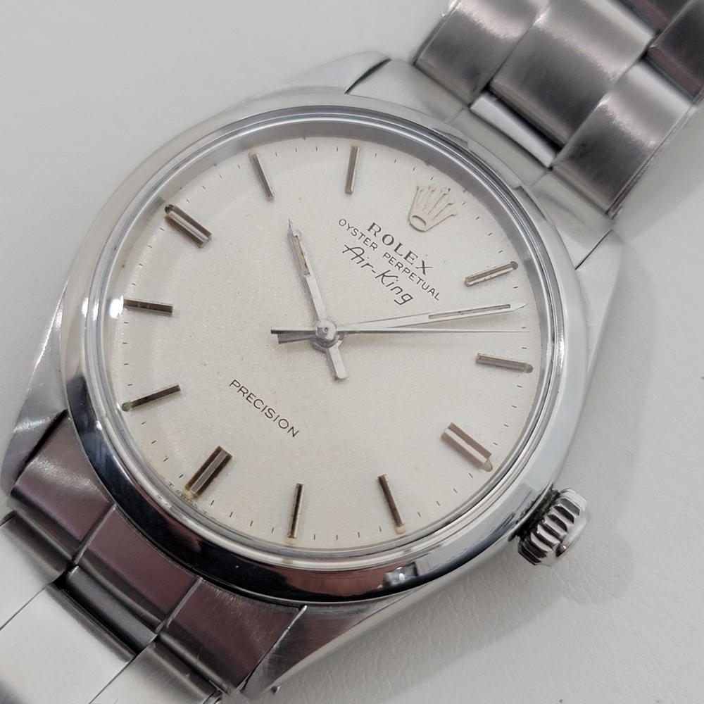 Rolex Oyster Precision 5500 Air King 34m Mens Automatic 1960s All Original RA569 Herren im Angebot