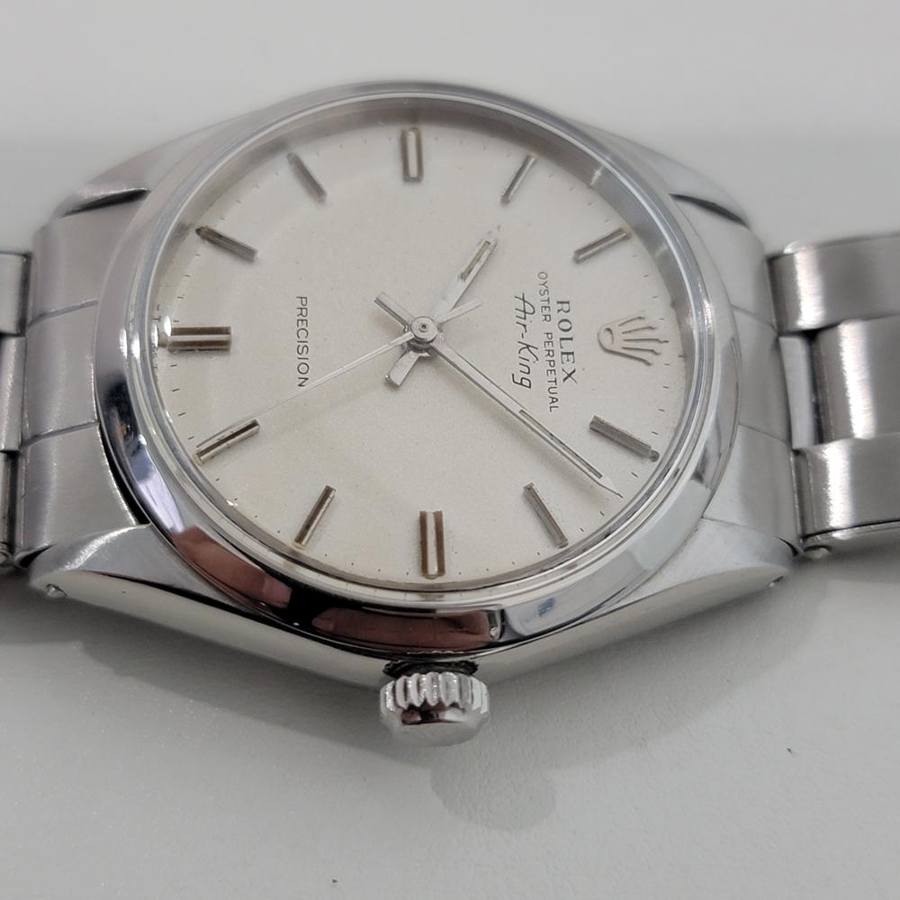 Rolex Oyster Precision 5500 Air King 34m Mens Automatic 1960s All Original RA569 im Angebot 1
