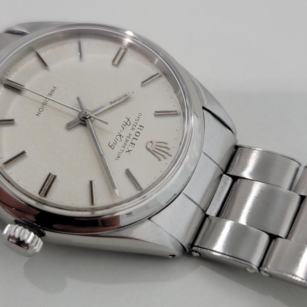 Rolex Oyster Precision 5500 Air King 34m Mens Automatic 1960s All Original RA569 im Angebot 2