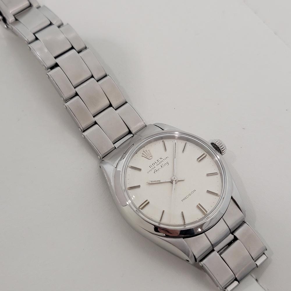 Rolex Oyster Precision 5500 Air King 34m Mens Automatic 1960s All Original RA569 im Angebot 3