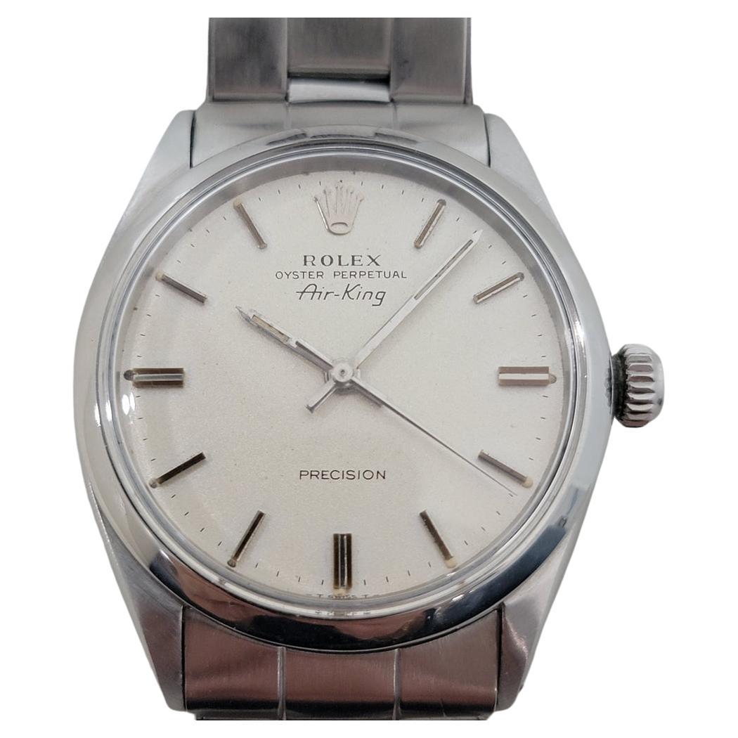 Rolex Oyster Precision 5500 Air King 34m Mens Automatic 1960s All Original RA569