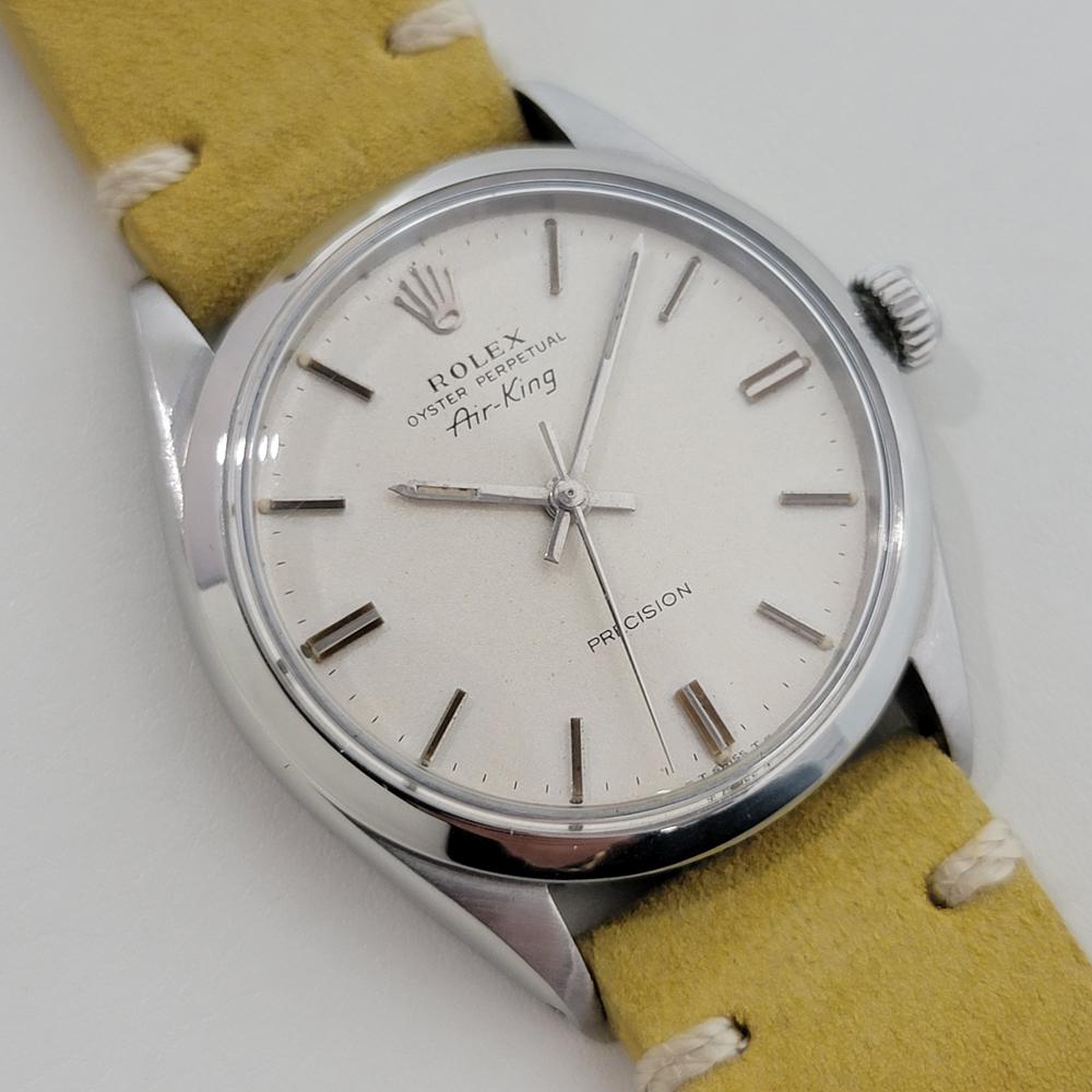 Rolex Oyster Precision 5500 Air King 34m Mens Automatic 1960s Vintage RA569B en Excelente estado para la venta en Beverly Hills, CA