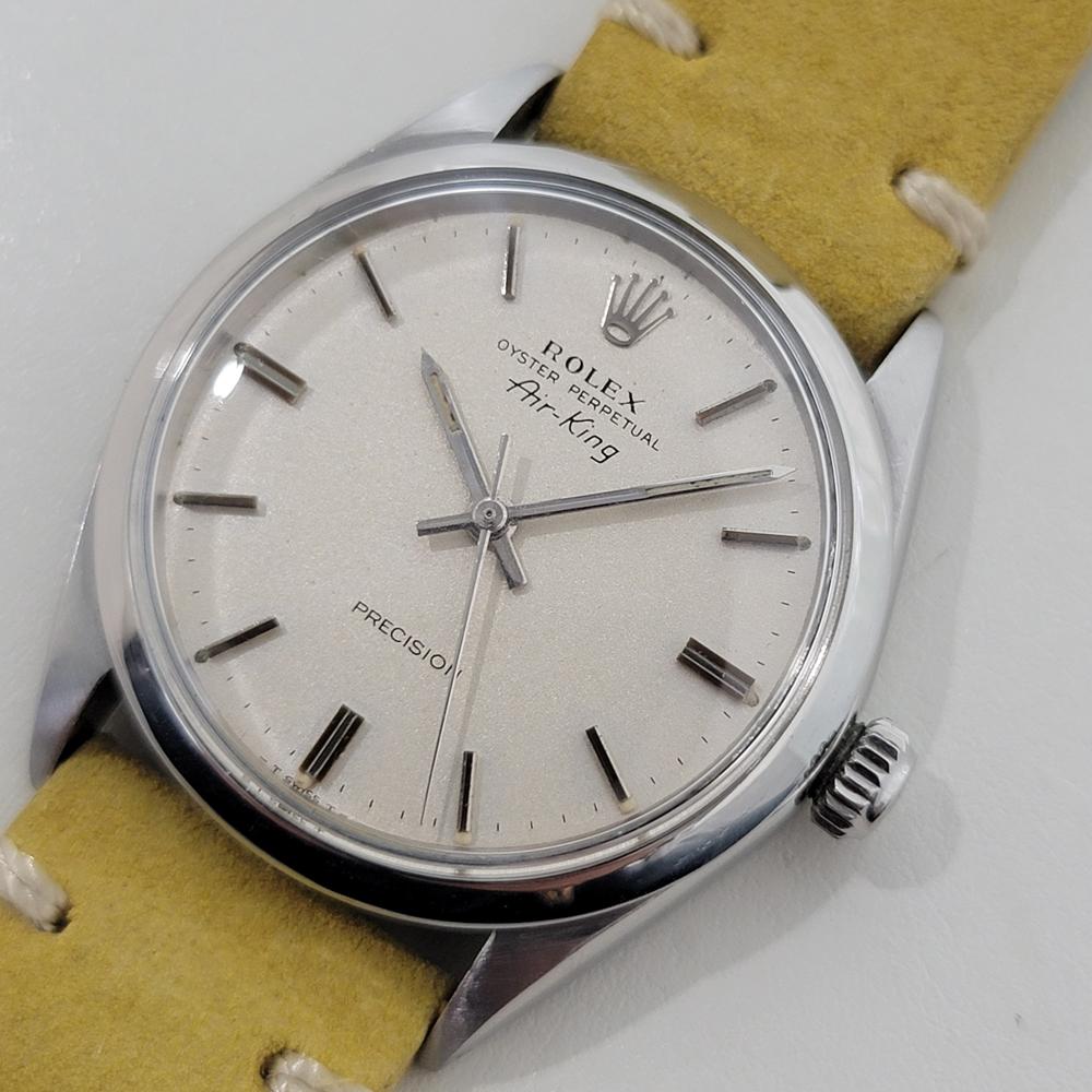 De los hombres Rolex Oyster Precision 5500 Air King 34m Mens Automatic 1960s Vintage RA569B en venta