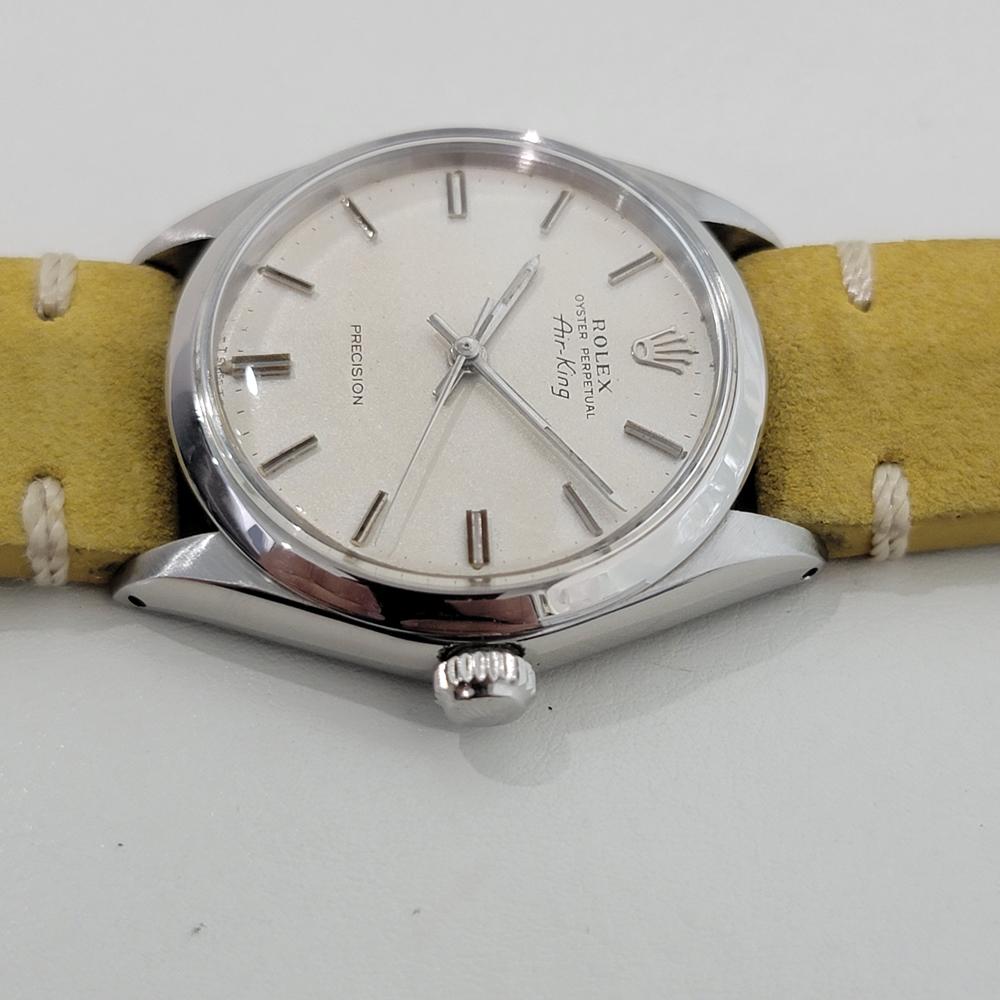 Rolex Oyster Precision 5500 Air King 34m Mens Automatic 1960s Vintage RA569B en venta 1
