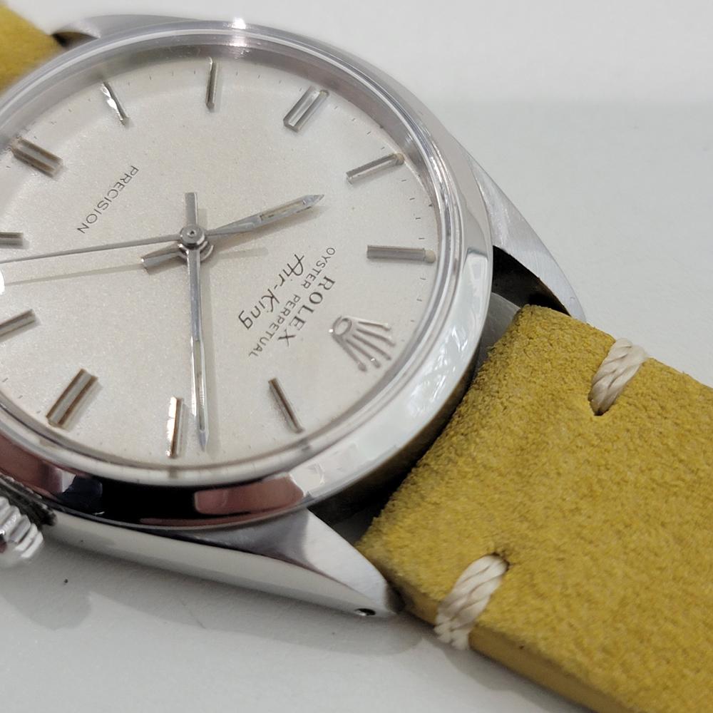 Rolex Oyster Precision 5500 Air King 34m Mens Automatic 1960s Vintage RA569B en venta 2