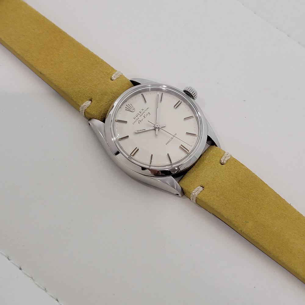 Rolex Oyster Precision 5500 Air King 34m Mens Automatic 1960s Vintage RA569B en venta 3