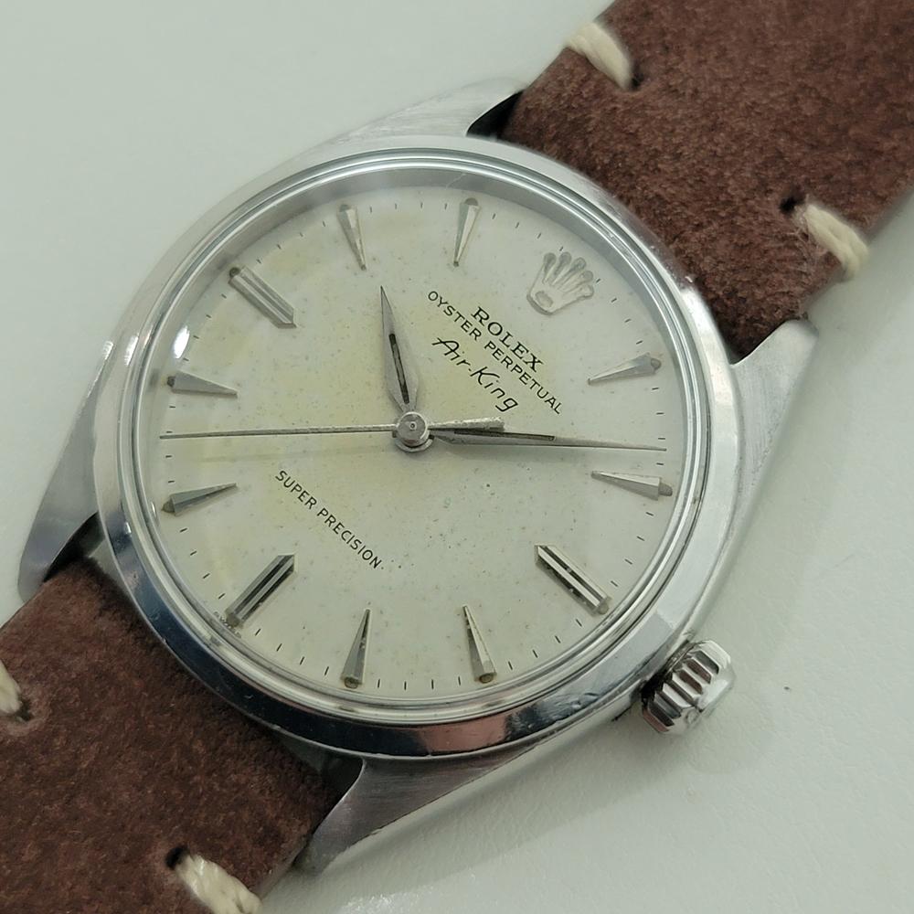 Men's Rolex Oyster Precision 5500 Air King 34m Mens Vintage Automatic 1960s RA574B For Sale