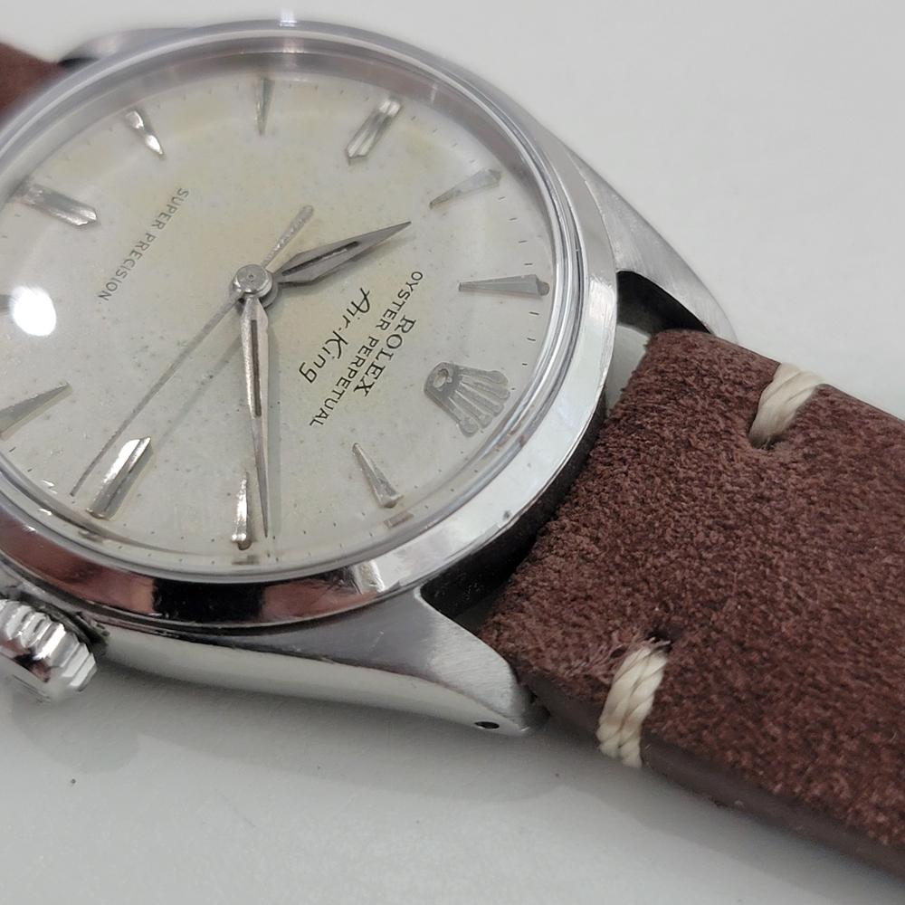 Rolex Oyster Precision 5500 Air King 34m Mens Vintage Automatic 1960s RA574B For Sale 2