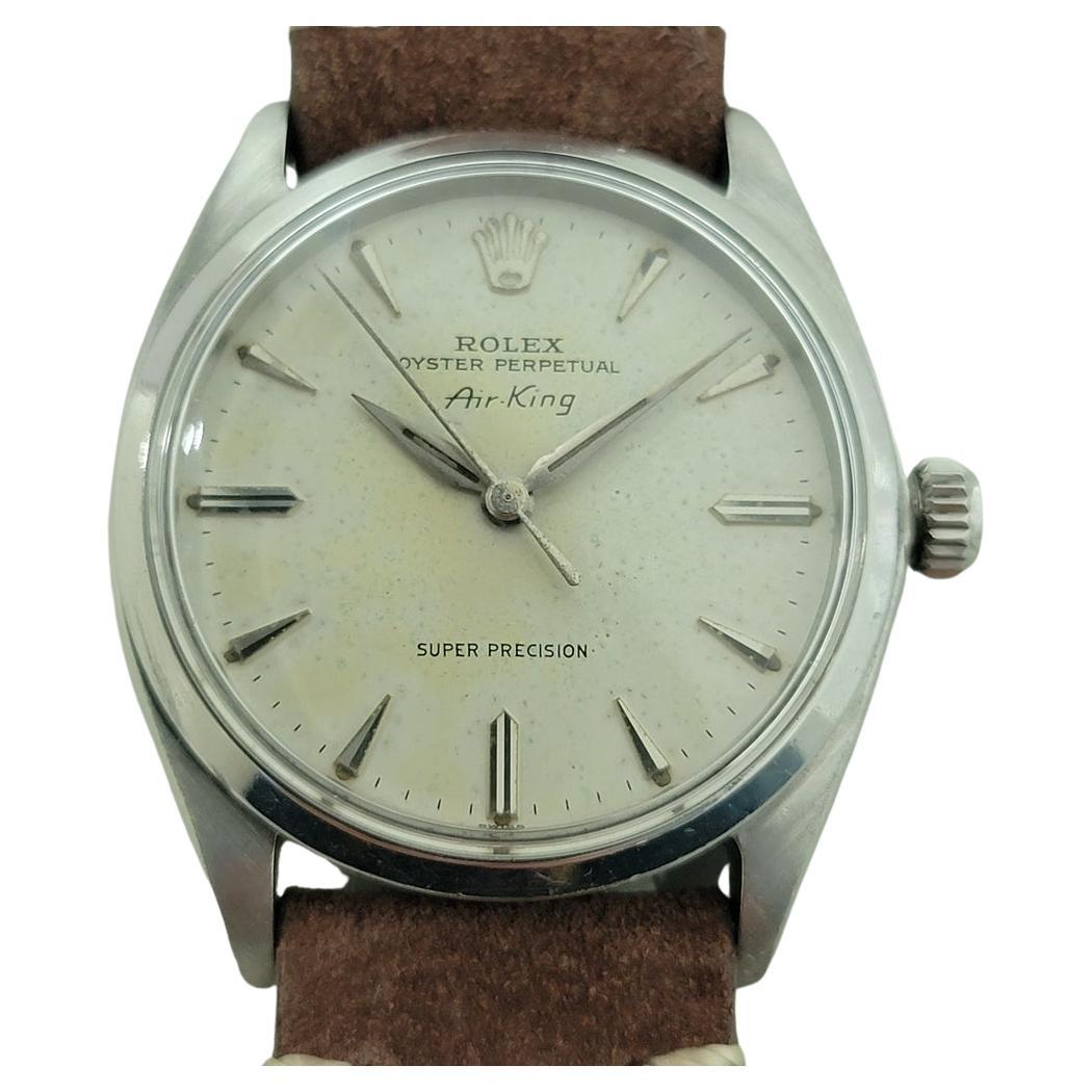 Rolex Oyster Precision 5500 Air King 34m Mens Vintage Automatic 1960s RA574B For Sale